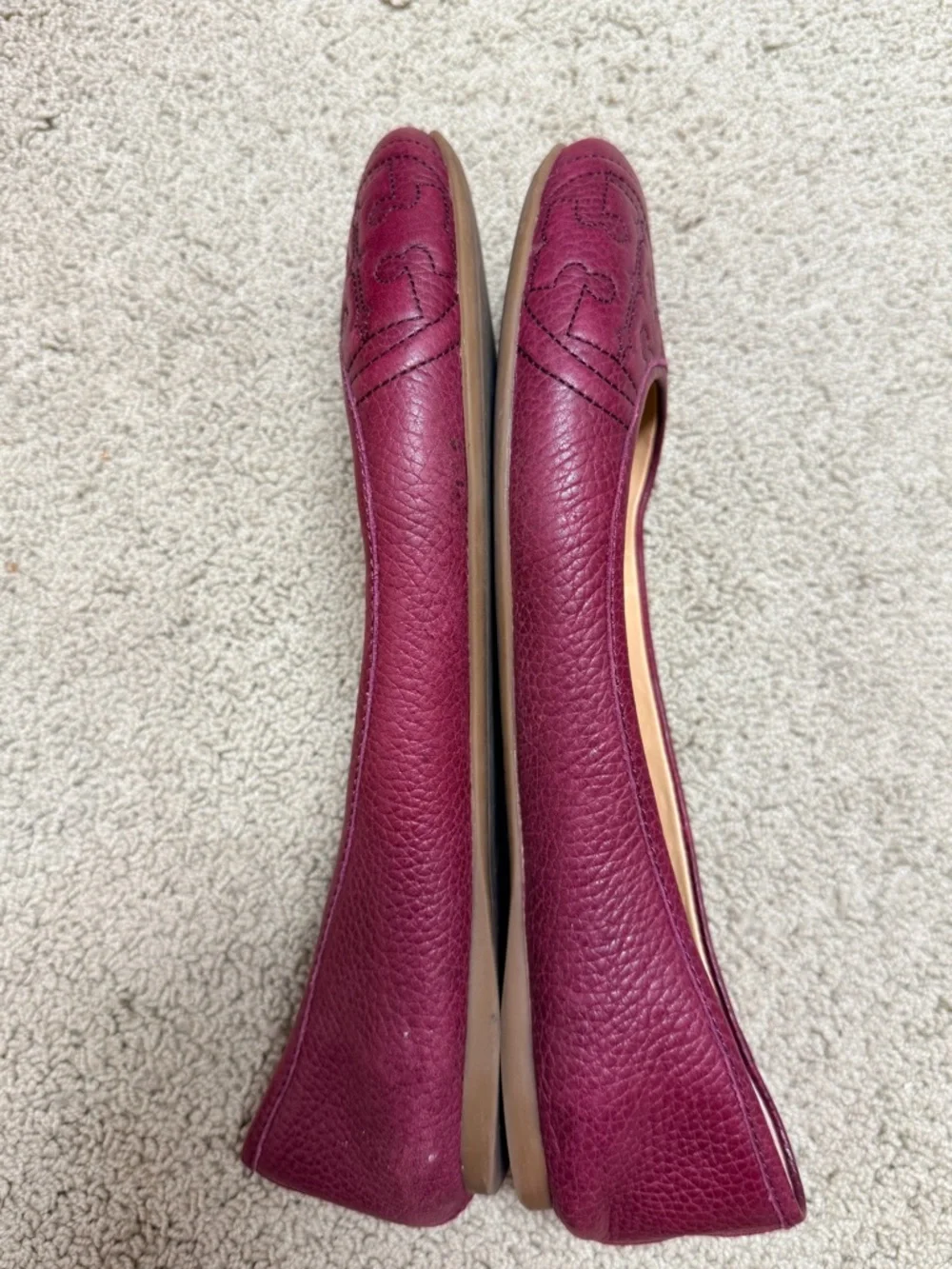 Tory Burch Leather Ballet Flats - Picture 4 of 8